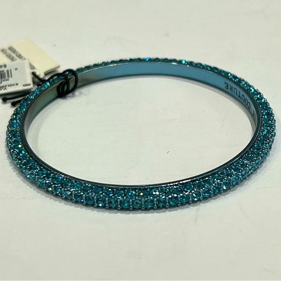 NWT Juicy Couture Colorful Pave Bangle—Aquamarine Blue - Picture 5 of 9